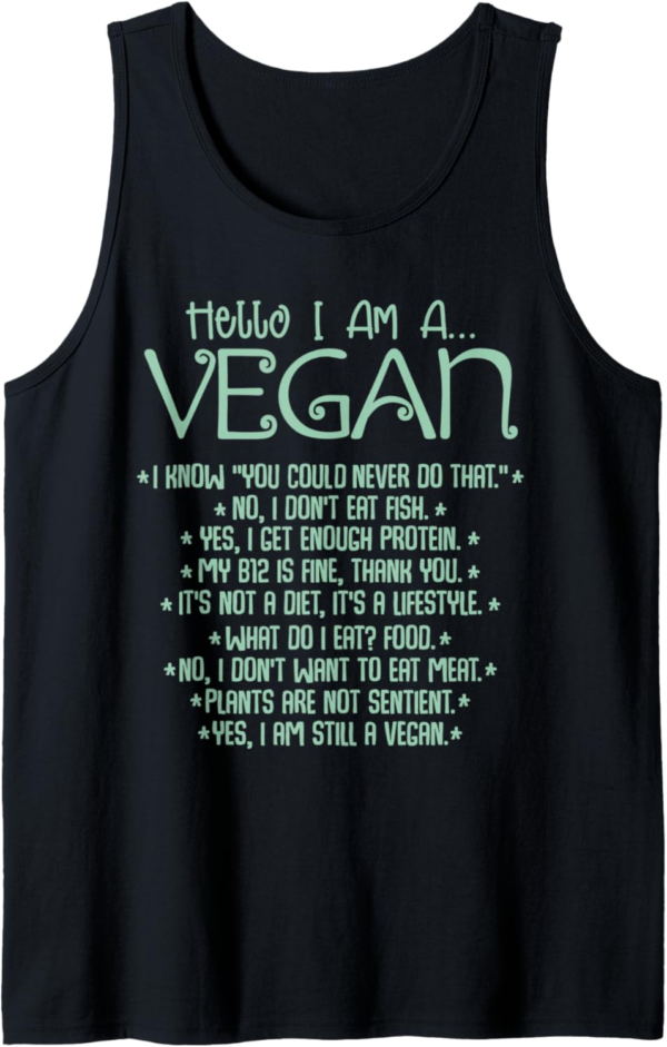 I Am A Vegan Vegetarian Veganism Food Veggie Animal Rights T... - Image 2